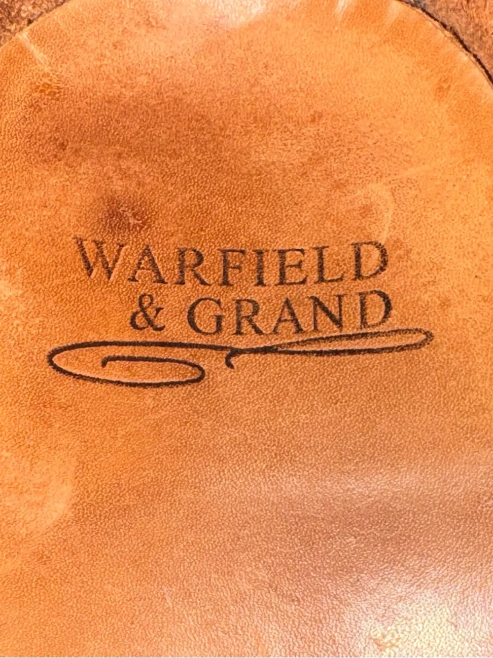 Warfield & Grand Hurst Brown Leather Wingtip Oxfords